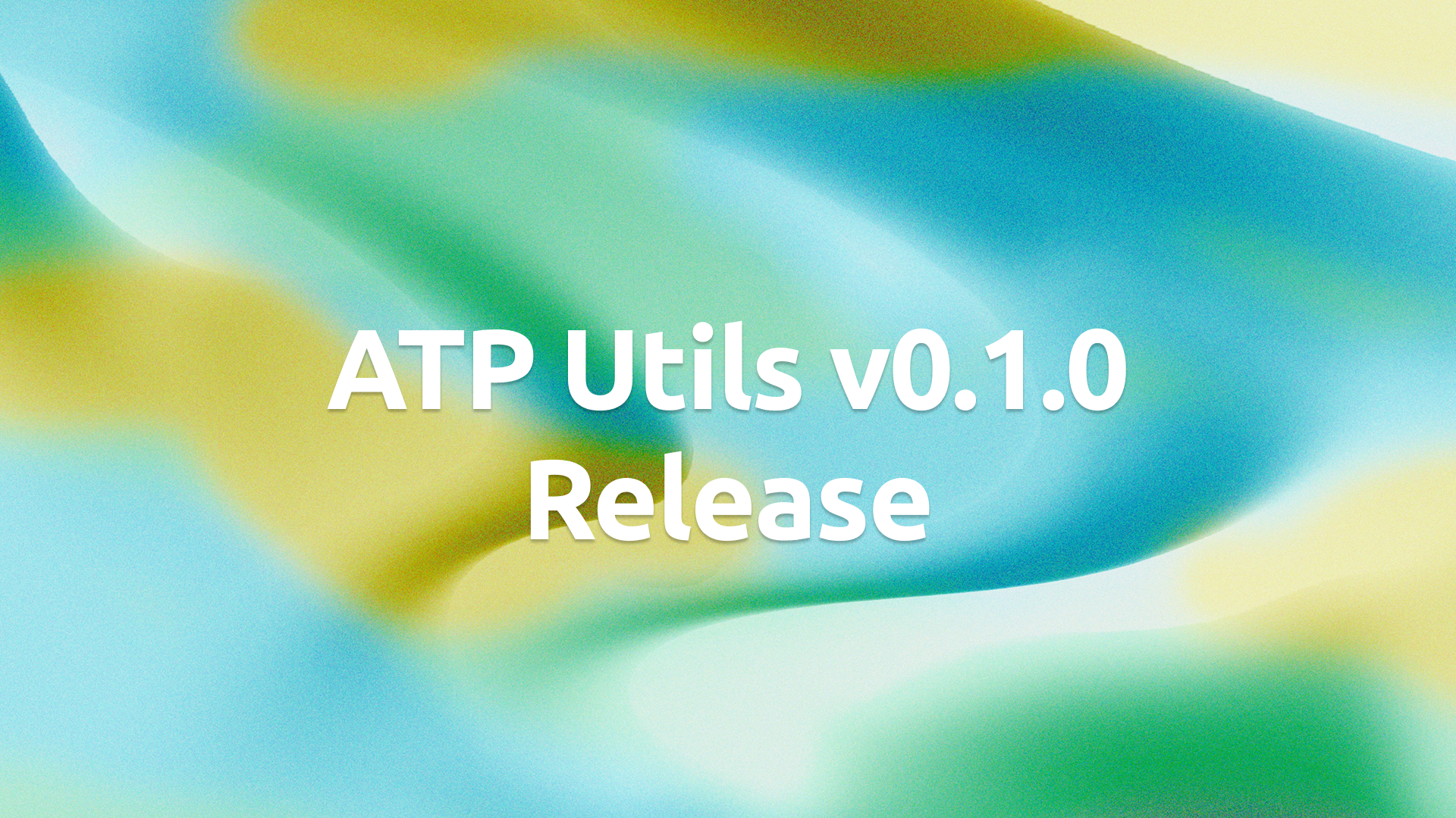 ATP Utils v0.1.0 Release